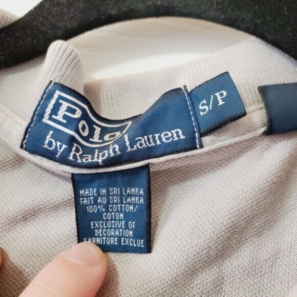 Polo Ralph Lauren Gray Polo Shirt S - Picture 4 of 6